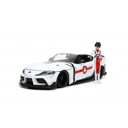 Robotech - 2020 Toyota Supra with Rick Hunter Hollywood Rides 1:24 Scale Die Cast Vehicle