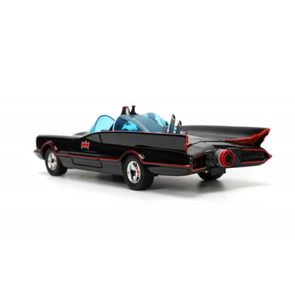 Batman 1966 - Batmobile with Batman, Robin, Penguin and Joker Figures Hollywood Rides 1:24 Scale Die Cast Vehicle