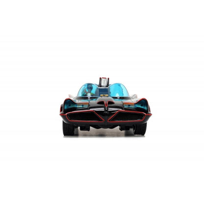 Batman 1966 - Batmobile with Batman, Robin, Penguin and Joker Figures Hollywood Rides 1:24 Scale Die Cast Vehicle