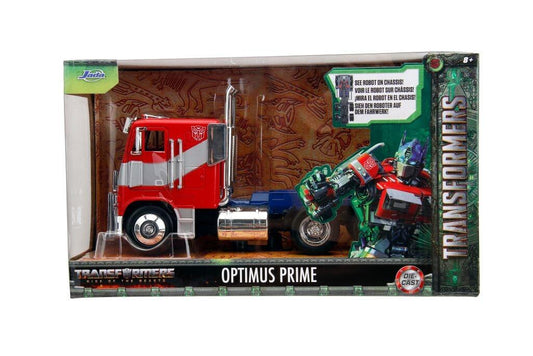 Transformers Rise of The Beasts - Optimus Prime Hollywood Rides 1:24 Scale Die Cast Vehicle