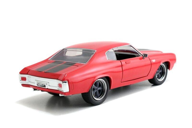 Fast & Furious - Dom's 1970 Chevrolet Chevelle SS (Red) Hollywood Rides 1:24 Scale Die Cast Vehicle
