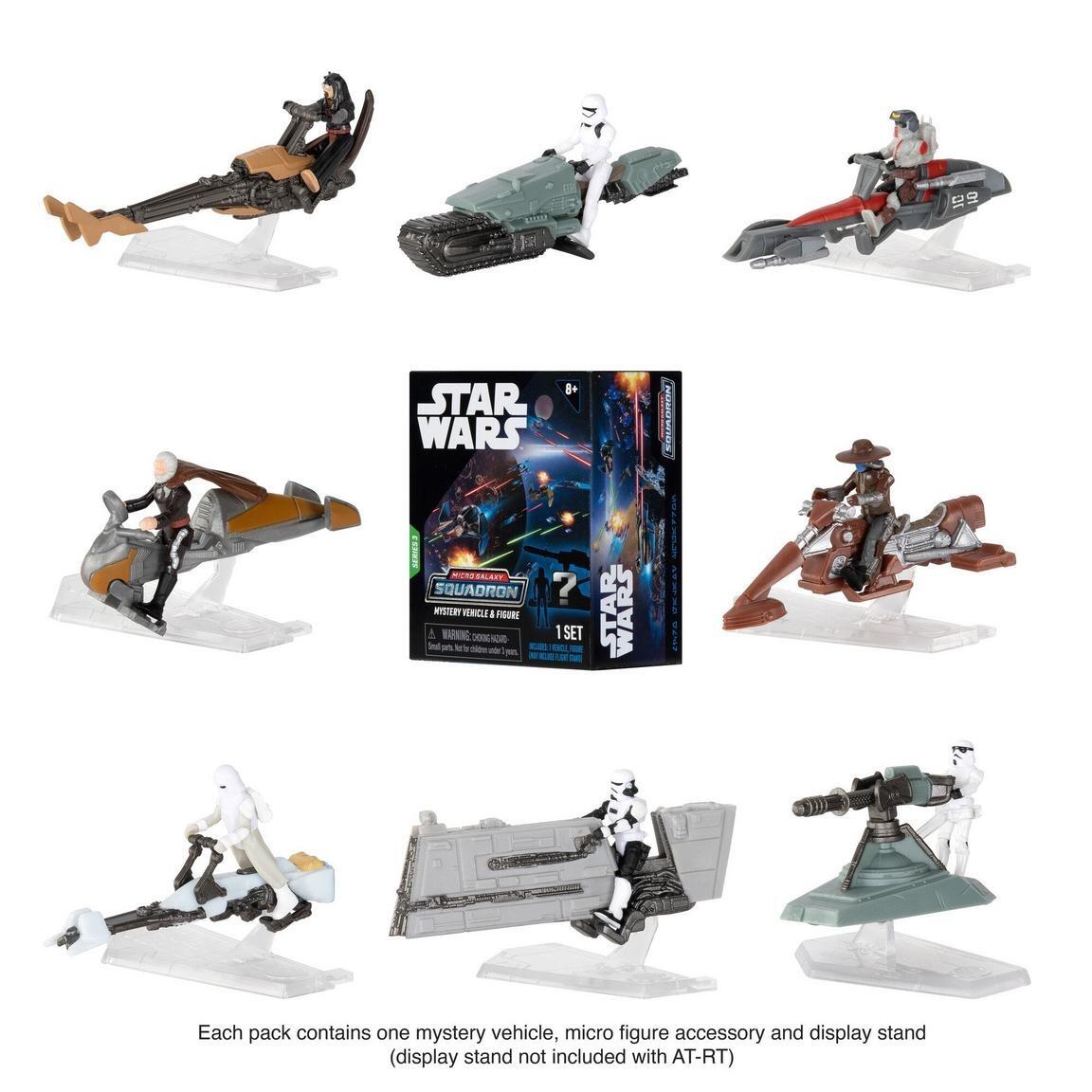 Star Wars Micro Galaxy Squadron 2 Inch Vehicle Series 3 Scout Class - Blind Box