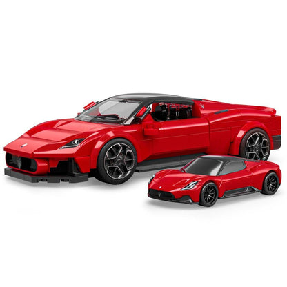 Mattel Brick Shop Hot Wheels 1:32 Building Set - Maserati MC20