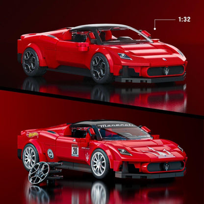 Mattel Brick Shop Hot Wheels 1:32 Building Set - Maserati MC20