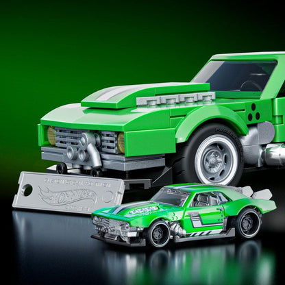 Mattel Brick Shop Hot Wheels 1:32 Building Set - Custom 68 Camaro