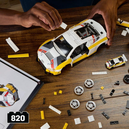 Mattel Brick Shop Hot Wheels 1:16 Elite Series - Audi R8 LMS