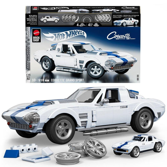 Mattel Brick Shop Hot Wheels 1:16 Elite Series - Corvette Grand Sport
