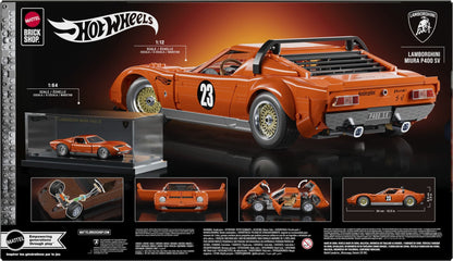 Mattel Brick Shop Hot Wheels Premium Series - Lamborghini Miura P400 SV