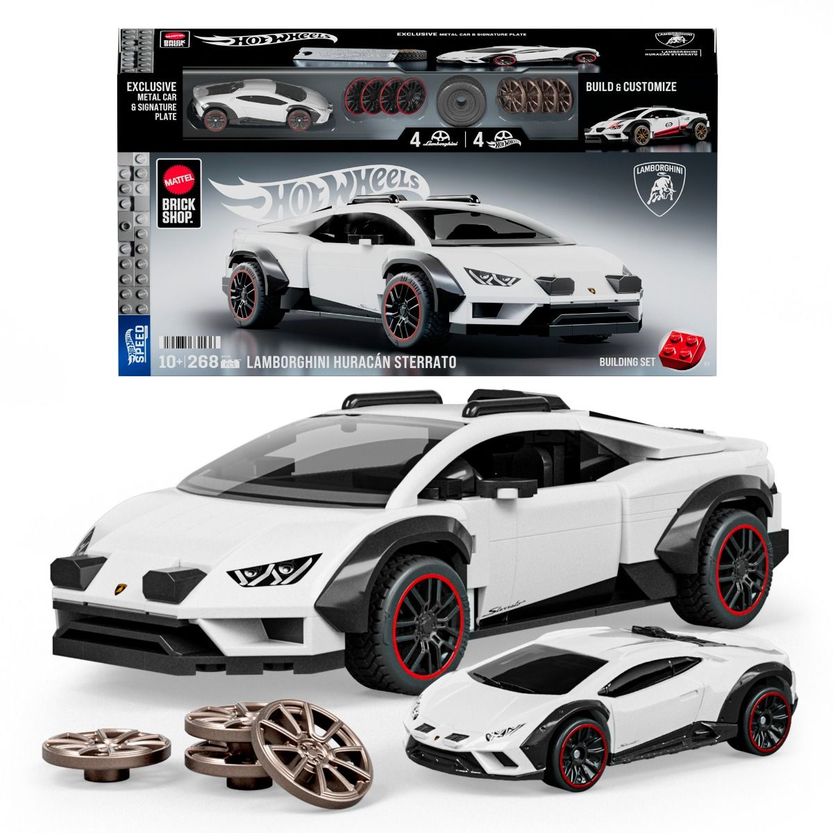 Mattel Brick Shop Hot Wheels 1:32 - Lamborghini Huracan Sterrato