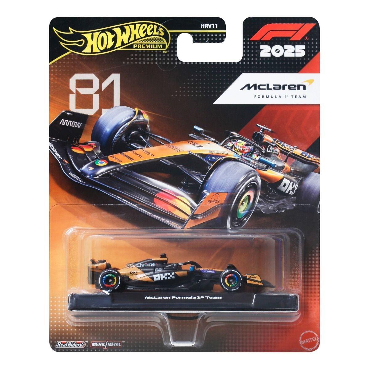 Hot Wheels Premium F1 2025 - McLaren F1 Team Oscar Piastri #81