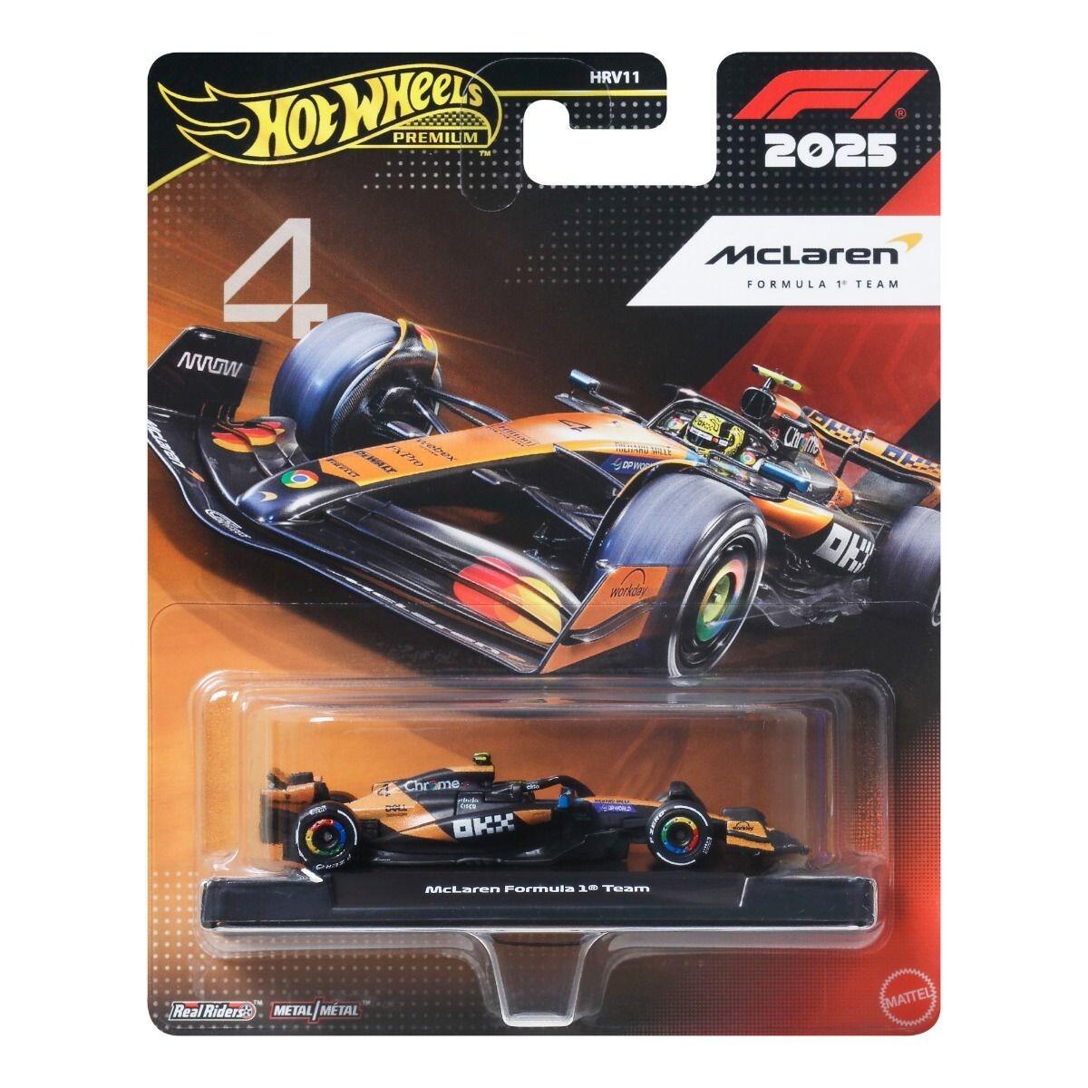 Hot Wheels Premium F1 2025 - McLaren F1 Team Lando Norris #4