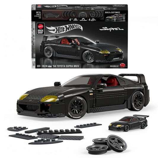 Mattel Brick Shop Hot Wheels 1:16 Elite Series - Toyota Supra MKIV