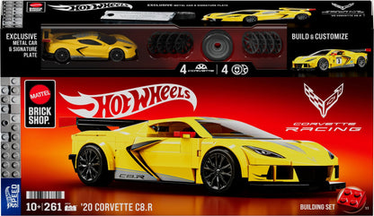 Mattel Brick Shop Hot Wheels 1:32 - Chevrolet Corvette C8R