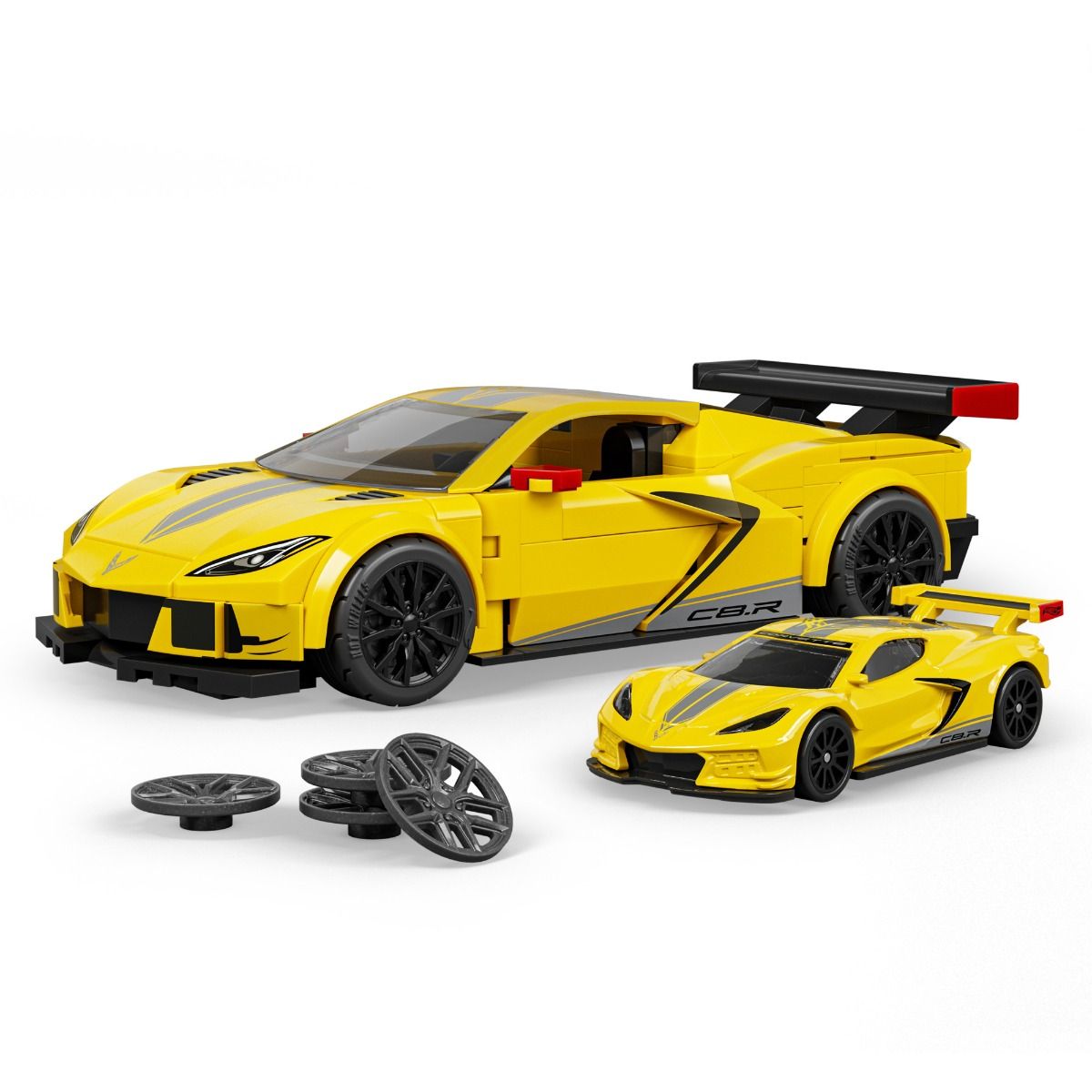Mattel Brick Shop Hot Wheels 1:32 - Chevrolet Corvette C8R