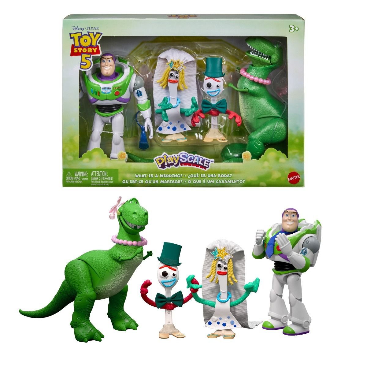 Mattel Toy Story 5 Playscale Figure 4-pack - What is a Wedding?