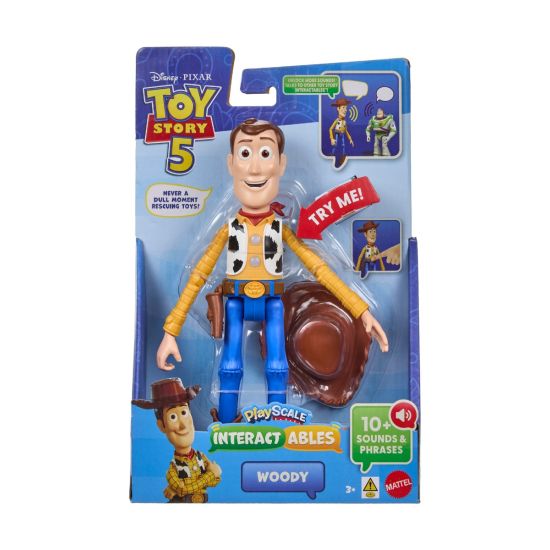 Mattel Toy Story 5 Playscale Interactables Figure - Woody