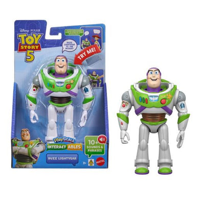 Mattel Toy Story 5 Playscale Interactables Figure - Buzz Lightyear