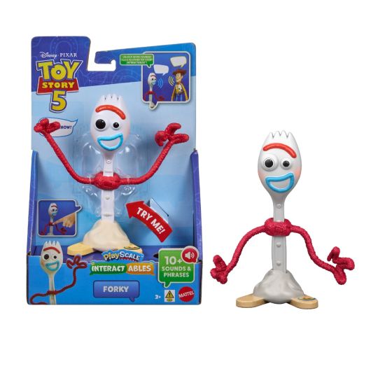 Mattel Toy Story 5 Playscale Interactables Figure - Forky