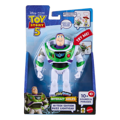 Mattel Toy Story 5 Playscale Interactable Figure - Buzz Lightyear (Commemorative)