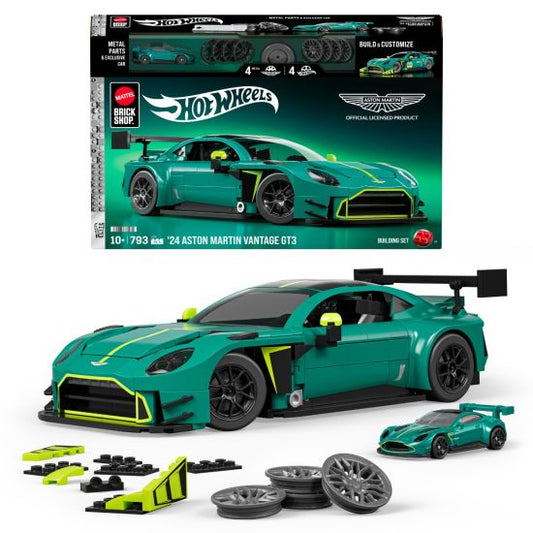 Mattel Brick Shop Hot Wheels 1:16 Elite Series - Aston Martin Vantage GTS