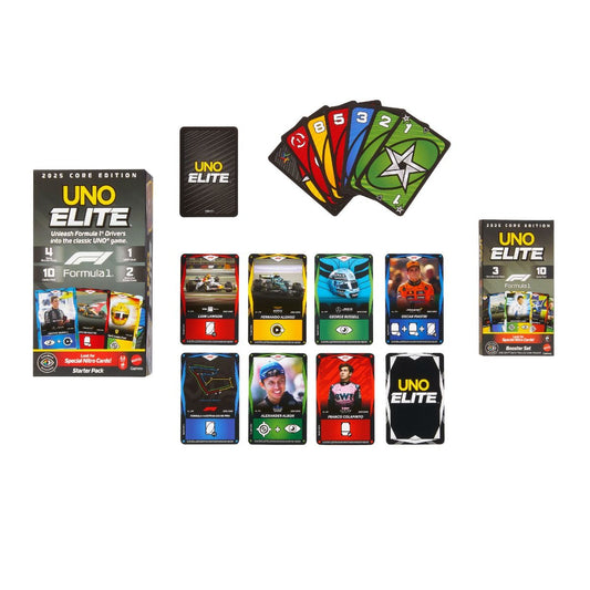 Uno Card Game - Elite Formula 1 Booster Pack