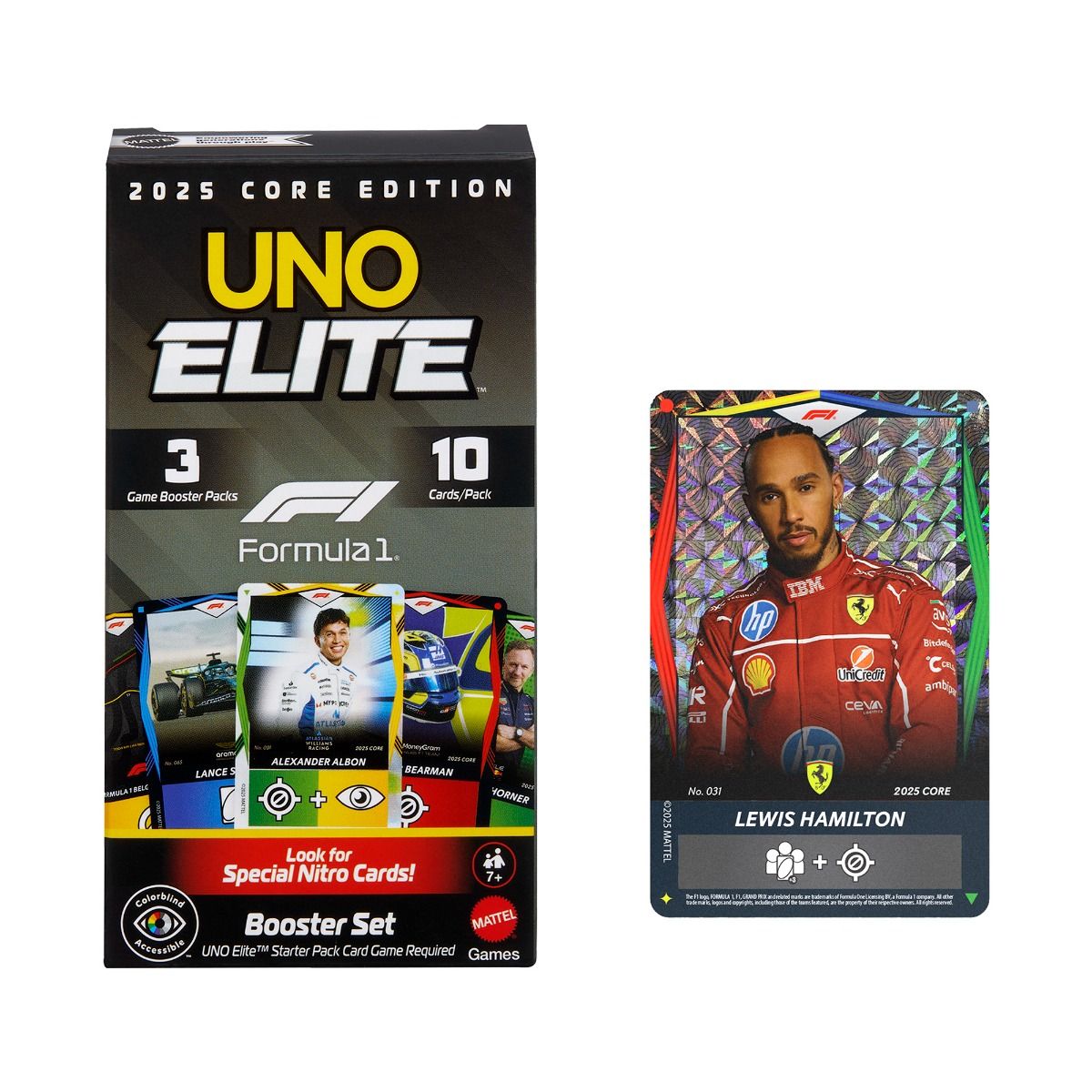 Uno Card Game - Elite Formula 1 Booster Pack