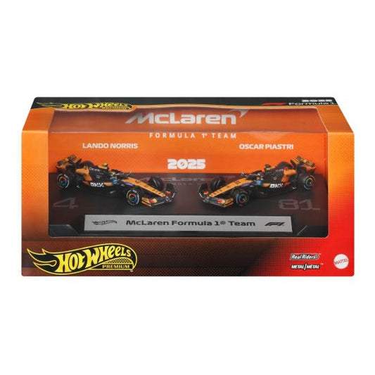 Hot Wheels Premium F1 2 Pack 2025 - McLaren F1 Team