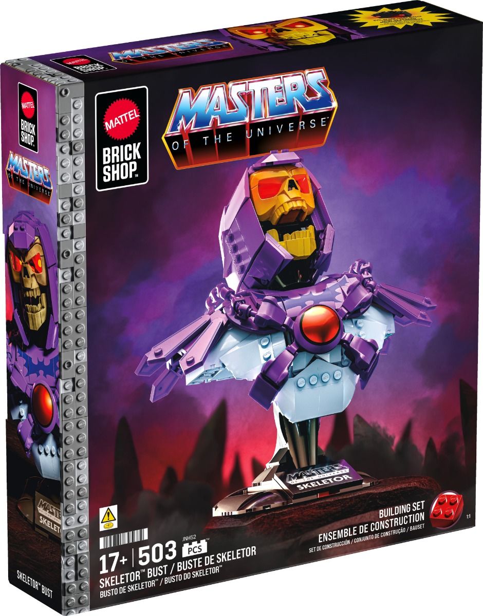 Mattel Brick Shop Masters of the Universe - Skeletor Bust