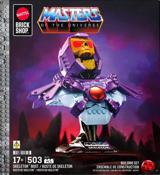 Mattel Brick Shop Masters of the Universe - Skeletor Bust