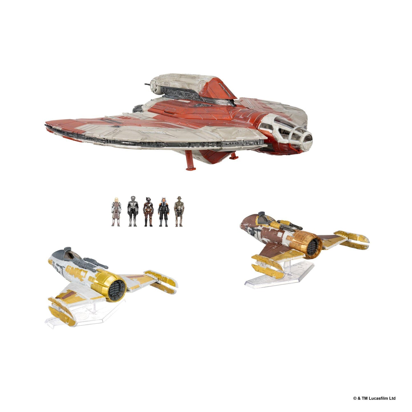 *PRE-ORDER Star Wars Micro Galaxy Squadron Vehicle Battle Pack - Ahsoka's T-6 & Fiend Fighters