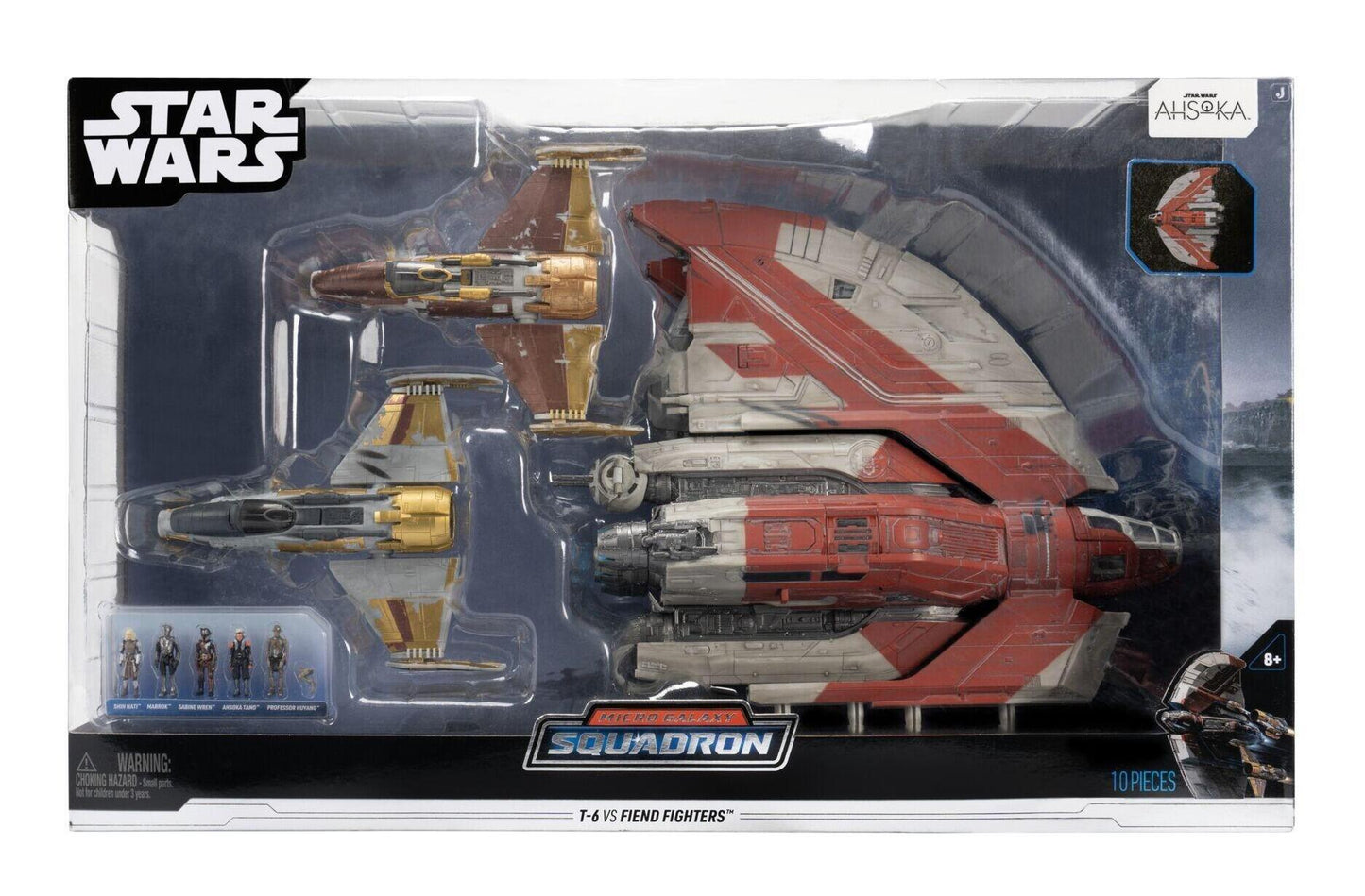 *PRE-ORDER Star Wars Micro Galaxy Squadron Vehicle Battle Pack - Ahsoka's T-6 & Fiend Fighters