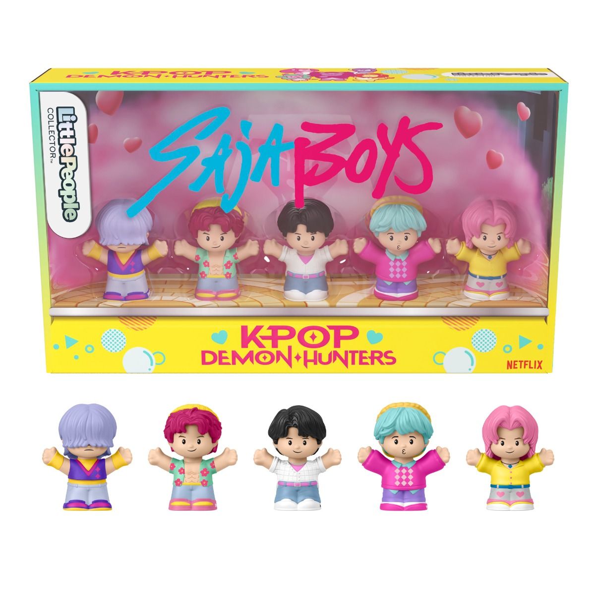 Fisher Price Little People Collectible Figure Set - KPOP Demon Hunters Saja Boys