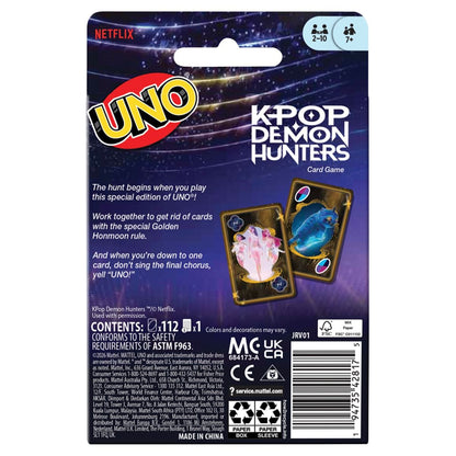 Uno Card Game - K-Pop Demon Hunters