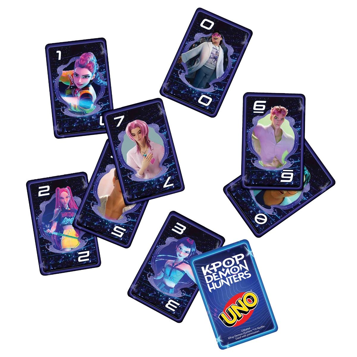 Uno Card Game - K-Pop Demon Hunters