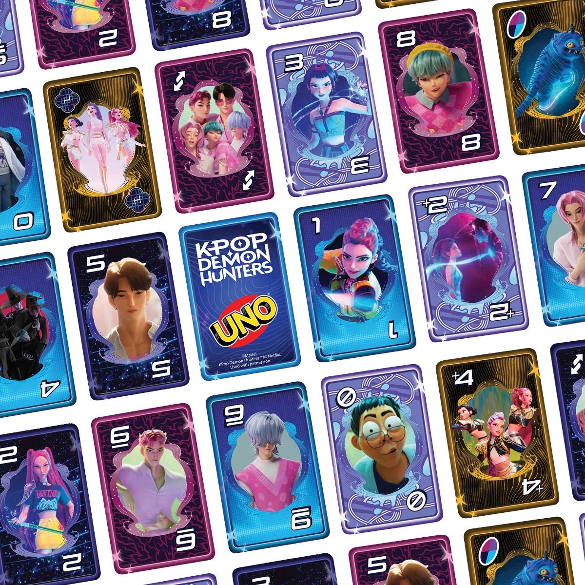 Uno Card Game - K-Pop Demon Hunters