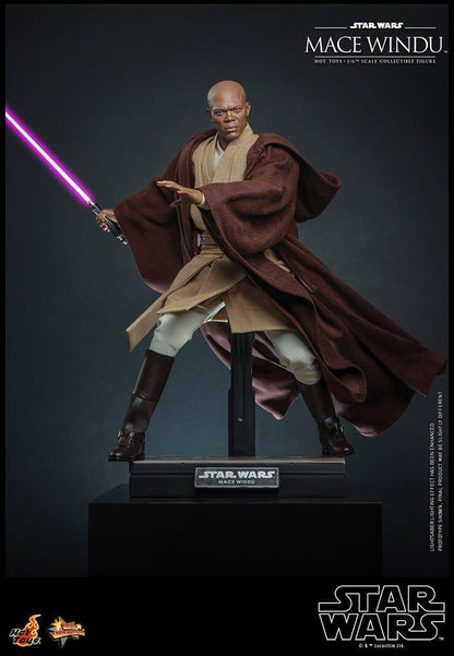 Mace Windu - Star Wars: Attack of the Clones 20th Anniversary Hot Toys Collectibles 1/6 Scale Action Figure