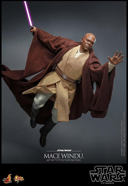 Mace Windu - Star Wars: Attack of the Clones 20th Anniversary Hot Toys Collectibles 1/6 Scale Action Figure