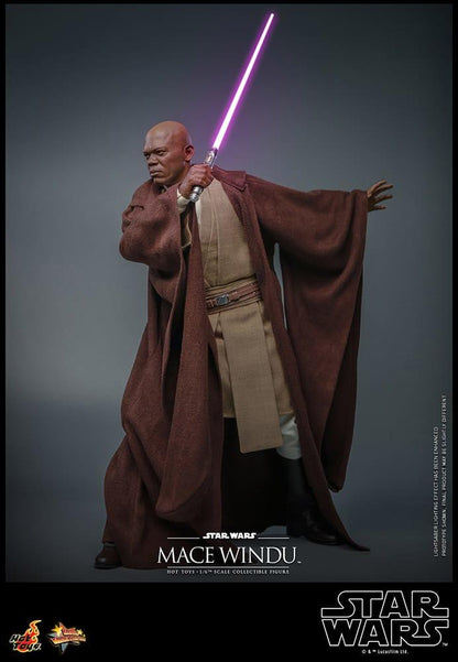 Mace Windu - Star Wars: Attack of the Clones 20th Anniversary Hot Toys Collectibles 1/6 Scale Action Figure