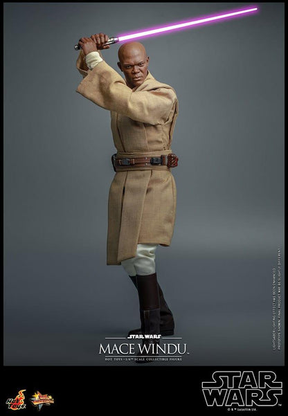 Mace Windu - Star Wars: Attack of the Clones 20th Anniversary Hot Toys Collectibles 1/6 Scale Action Figure