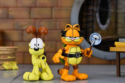 Teenage Mutant Ninja Turtles X Garfield Comic 7 Inch Scale Ultimate Action Figure 2-pack - Garfello and Odie (Archie Comics)