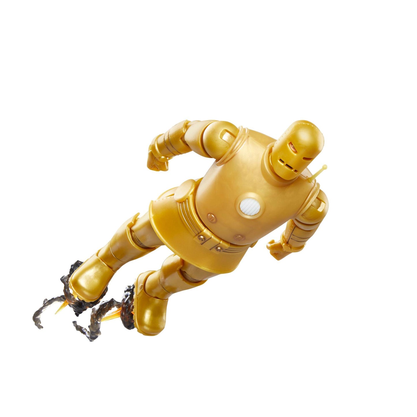 Marvel Legends Iron Man Retro 6 Inch Action Figure - Iron Man (Model 01-Gold)