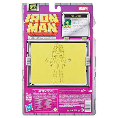 Marvel Legends Iron Man Retro 6 Inch Action Figure - She-Hulk