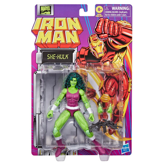 Marvel Legends Iron Man Retro 6 Inch Action Figure - She-Hulk