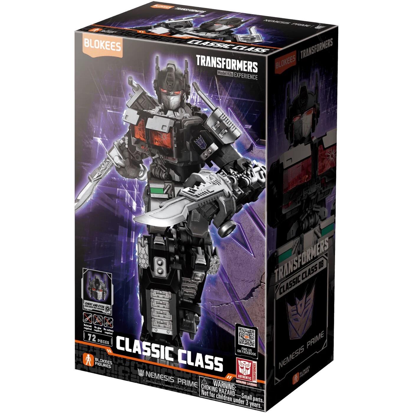 Transformers Classic Blokees 5 Inch Model Kit Class 08 - Nemesis Prime