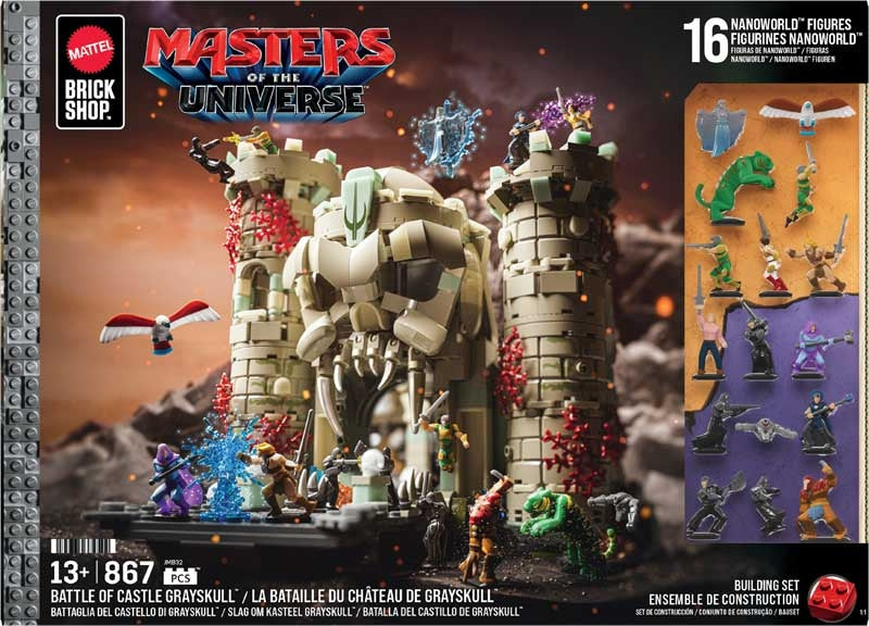 Mattel Brick Shop Masters of the Universe - Battle Of Castle Grayskull
