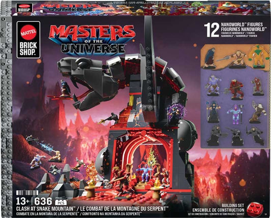 Mattel Brick Shop Masters of the Universe - Clash At Snake Mountain
