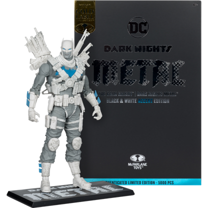 DC Multiverse 7 Inch Action Figure - The Grim Knight (B&W Accent Edition)