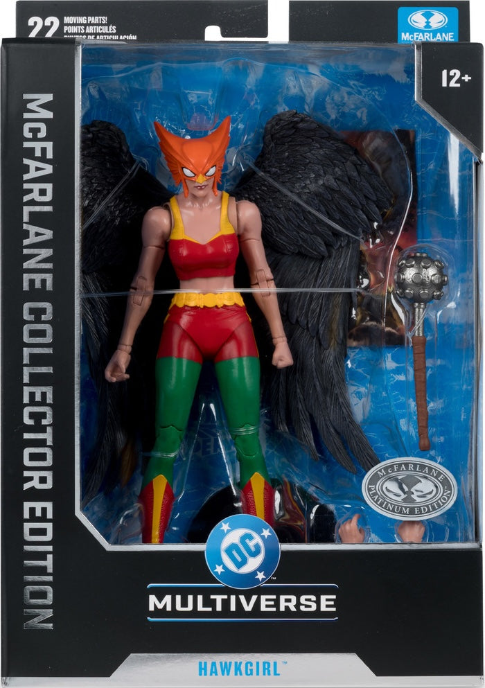 *PRE-ORDER DC McFarlane Collector Edition #63 7 Inch Action Figure - Hawkgirl (Platinum Edition)