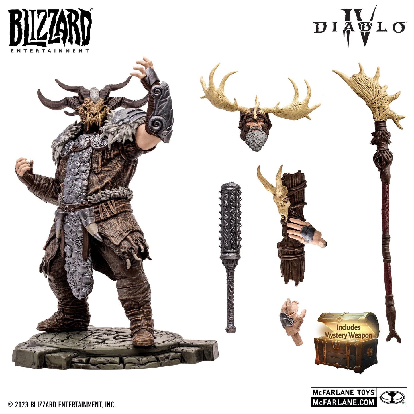 Diablo IV 6 Inch Scale Posed Figure Wave 1 - Landslide Druid