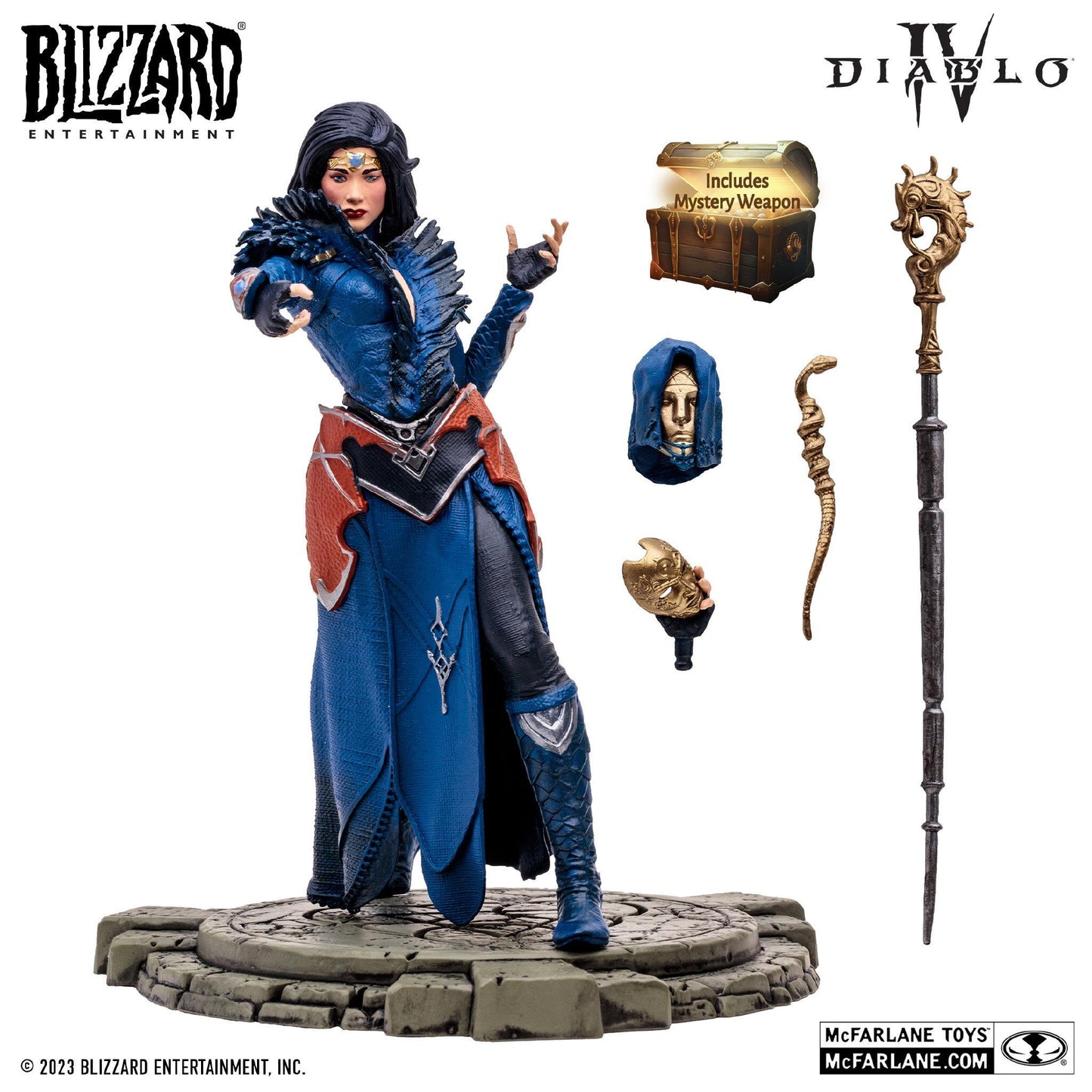 Diablo IV 6 Inch Scale Posed Figure Wave 1 - Hydra Lightning Sorceress